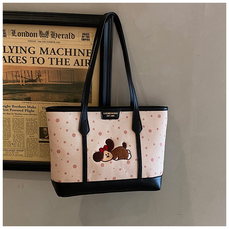 Women's PU Leather Graphic Tote Bag detail 32