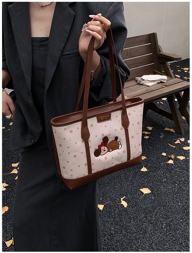 Women's PU Leather Graphic Tote Bag detail 33