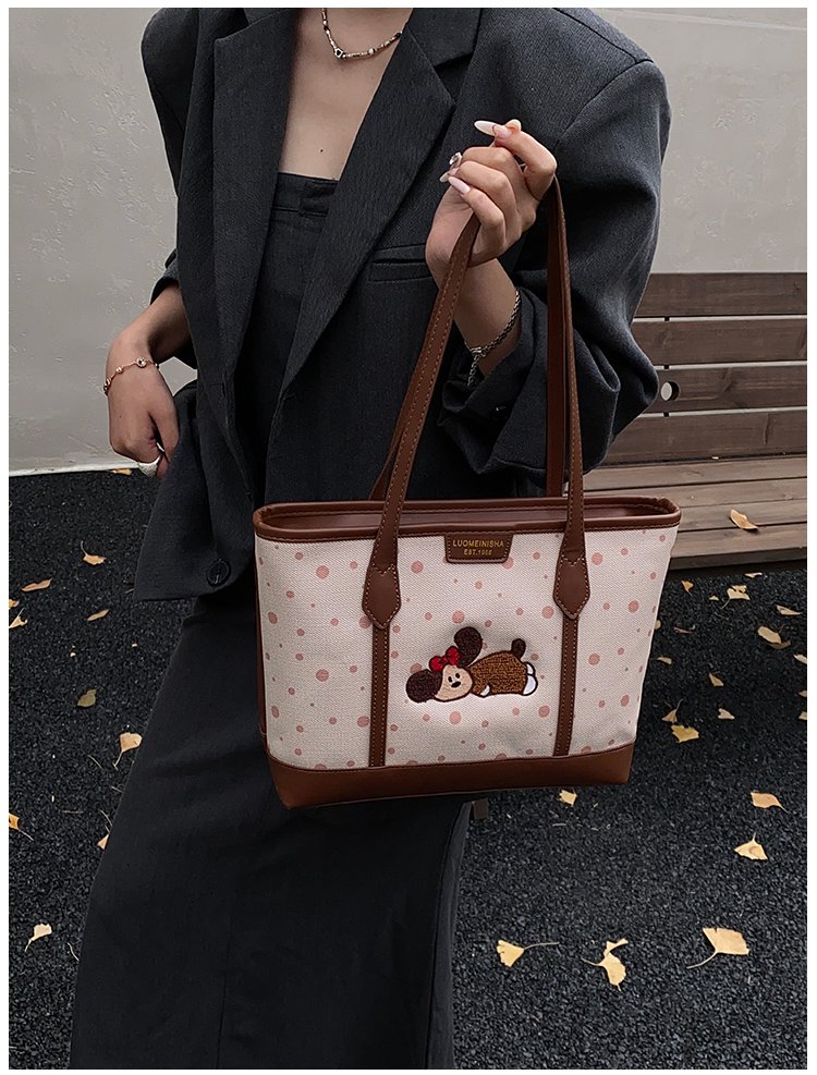 Women's PU Leather Graphic Tote Bag detail 34