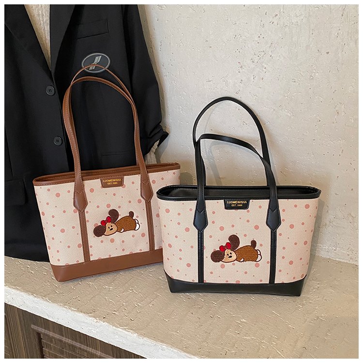 Women's PU Leather Graphic Tote Bag detail 3
