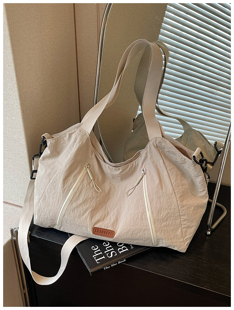 Casual Large Capacity Cloth Tote Crossbody Bag detail 100