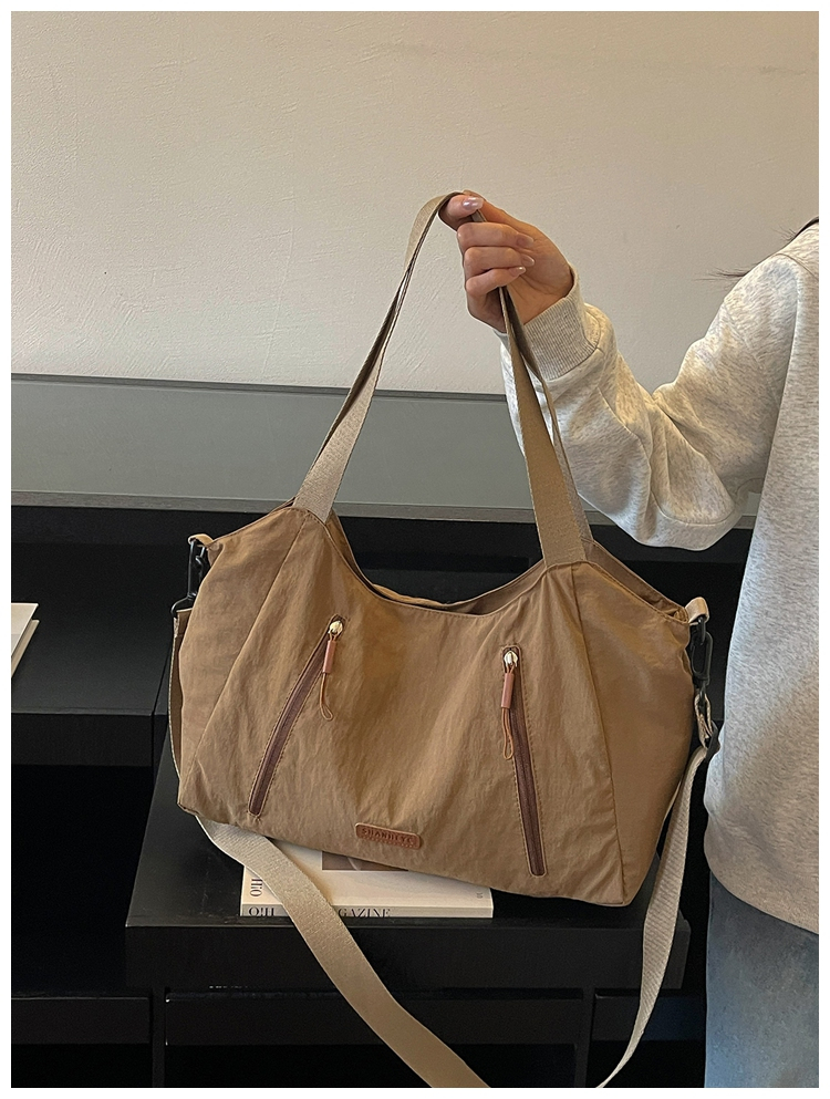 Casual Large Capacity Cloth Tote Crossbody Bag detail 12