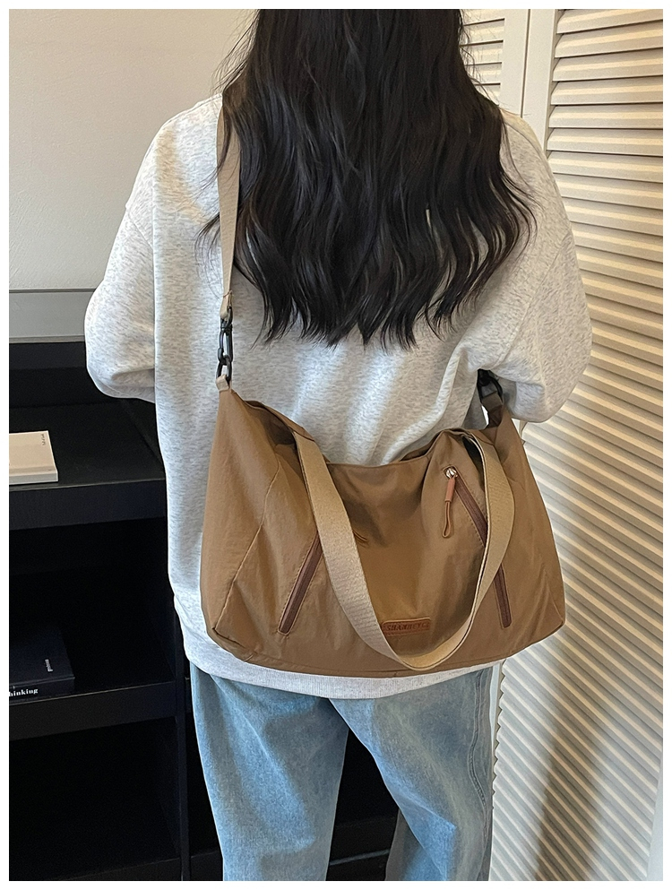 Casual Large Capacity Cloth Tote Crossbody Bag detail 16