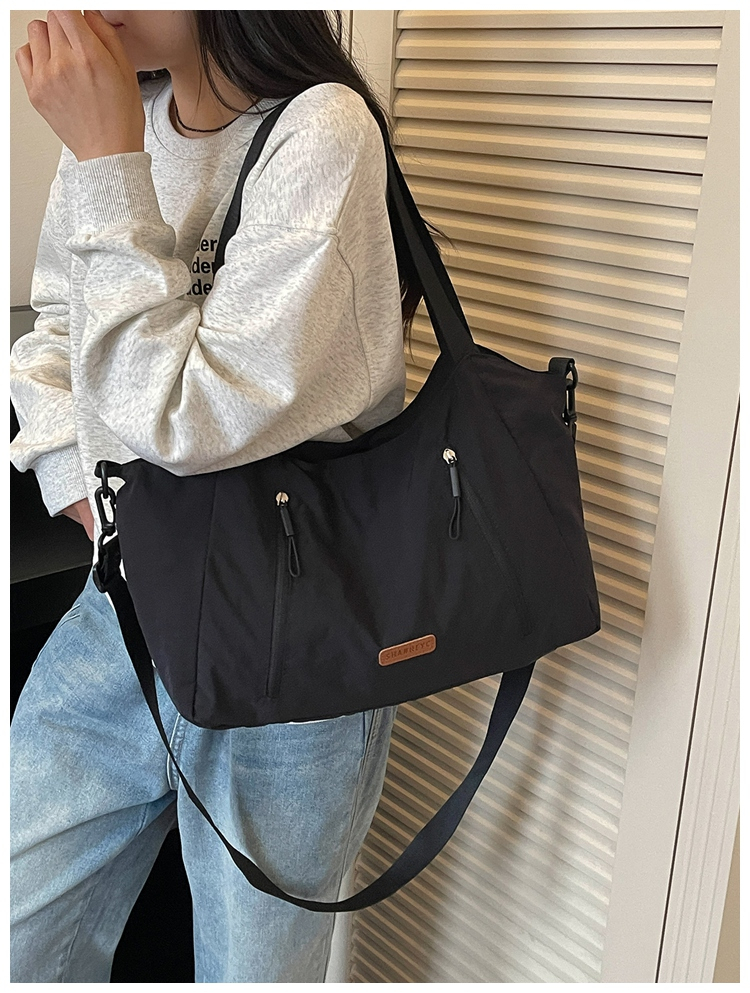 Casual Large Capacity Cloth Tote Crossbody Bag detail 18