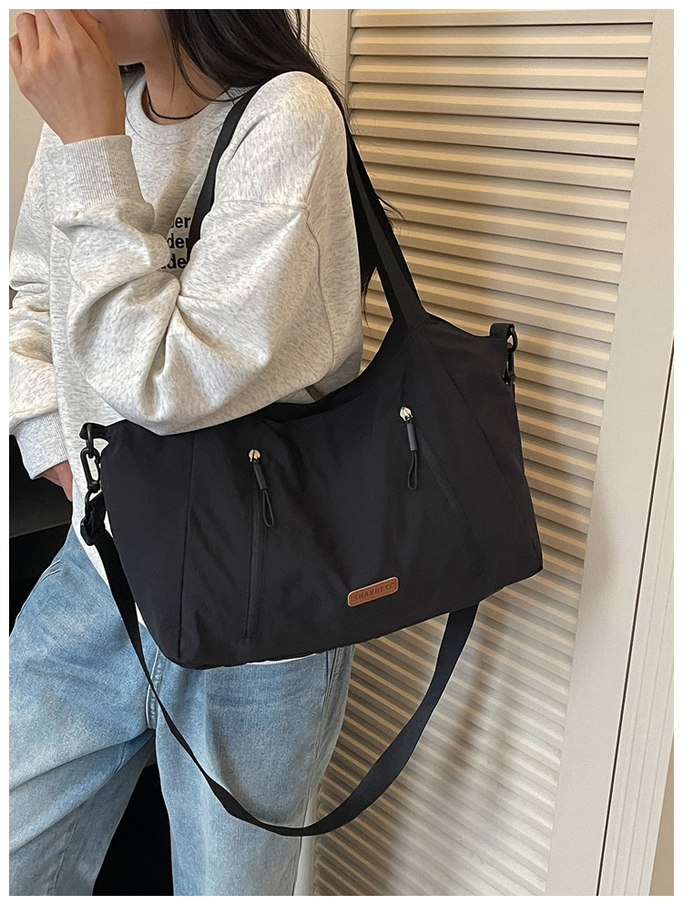 Casual Large Capacity Cloth Tote Crossbody Bag detail 19