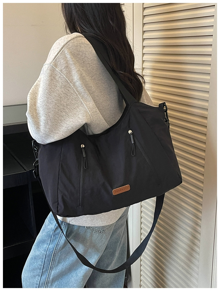 Casual Large Capacity Cloth Tote Crossbody Bag detail 20