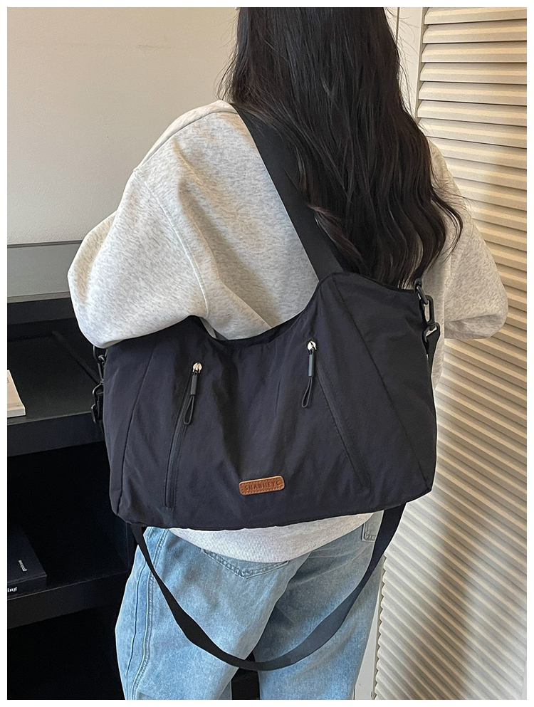 Casual Large Capacity Cloth Tote Crossbody Bag detail 22