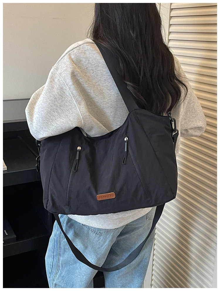 Casual Large Capacity Cloth Tote Crossbody Bag detail 23