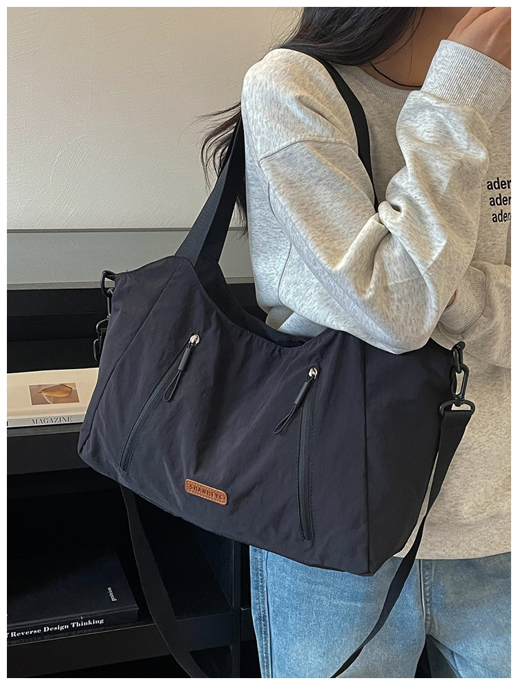 Casual Large Capacity Cloth Tote Crossbody Bag detail 24