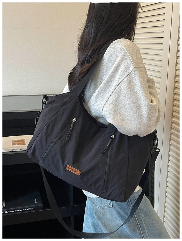 Casual Large Capacity Cloth Tote Crossbody Bag detail 26