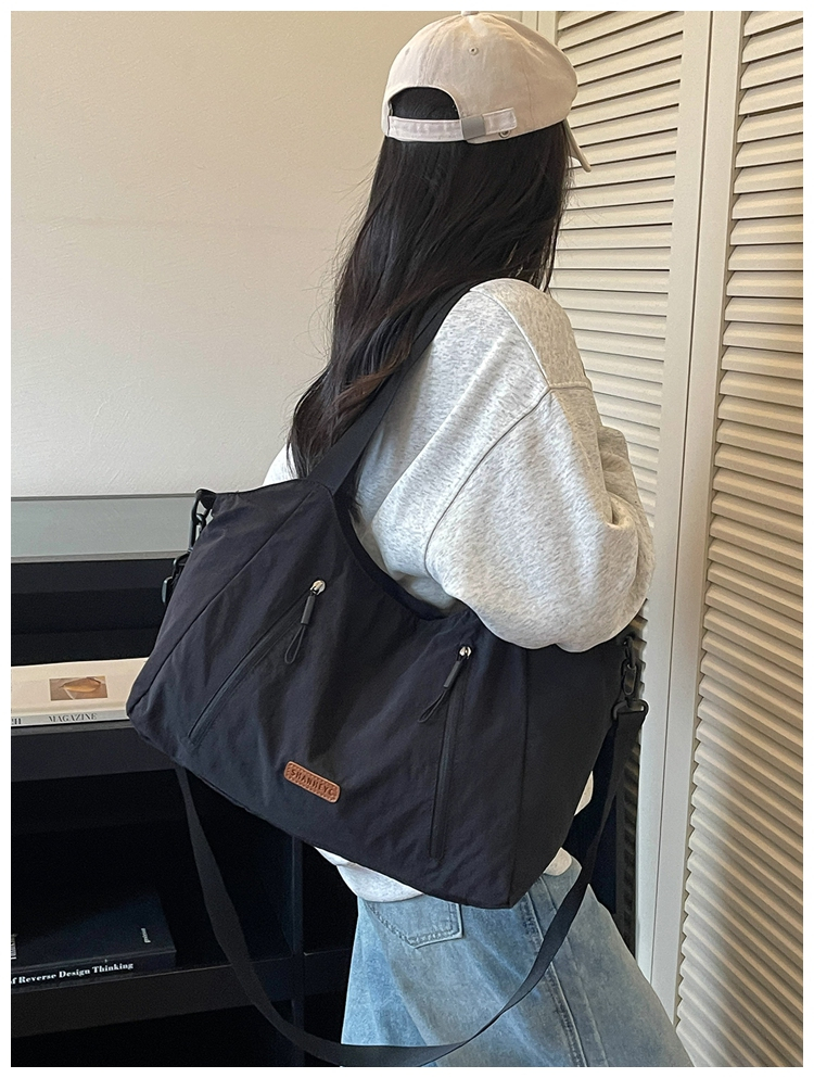 Casual Large Capacity Cloth Tote Crossbody Bag detail 27