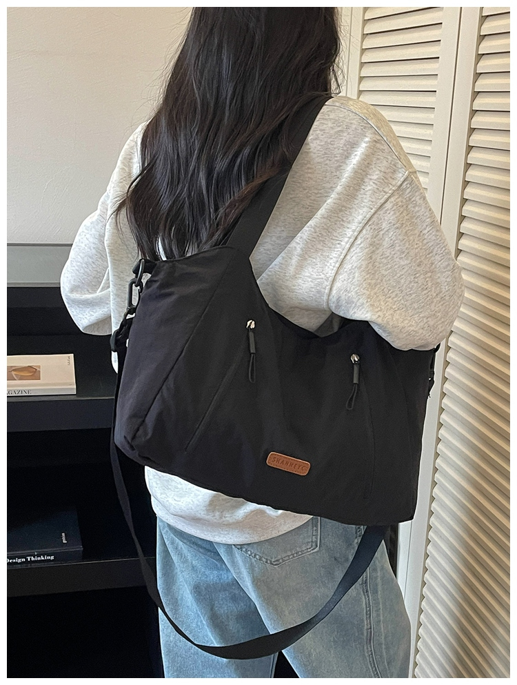 Casual Large Capacity Cloth Tote Crossbody Bag detail 28