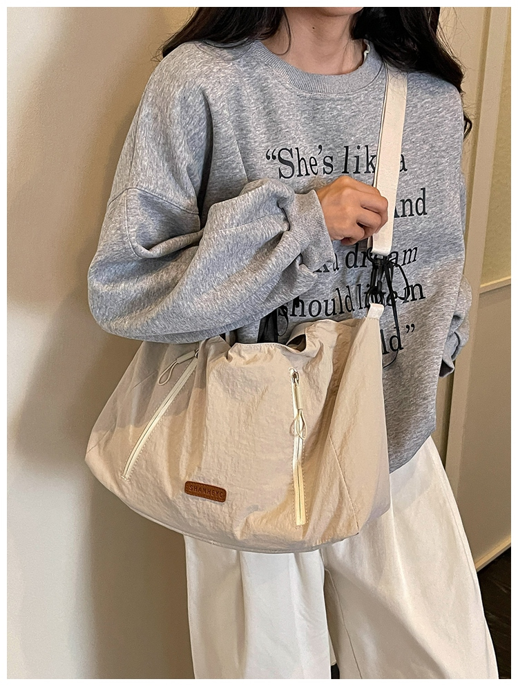 Casual Large Capacity Cloth Tote Crossbody Bag detail 35