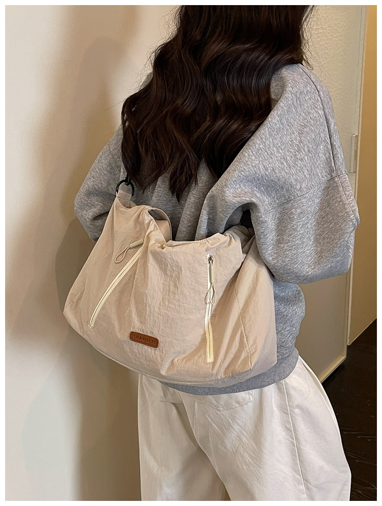Casual Large Capacity Cloth Tote Crossbody Bag detail 36