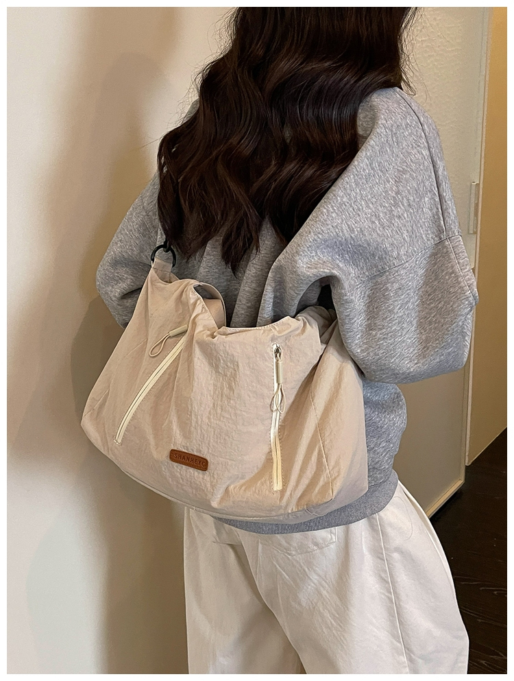 Casual Large Capacity Cloth Tote Crossbody Bag detail 37