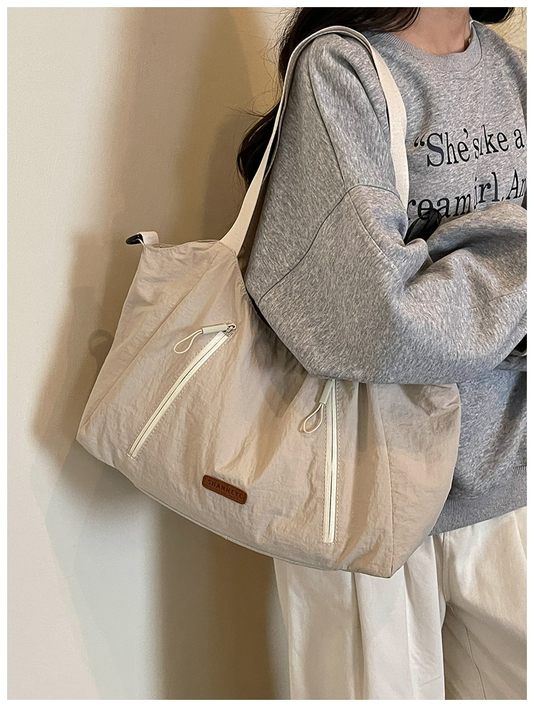 Casual Large Capacity Cloth Tote Crossbody Bag detail 38