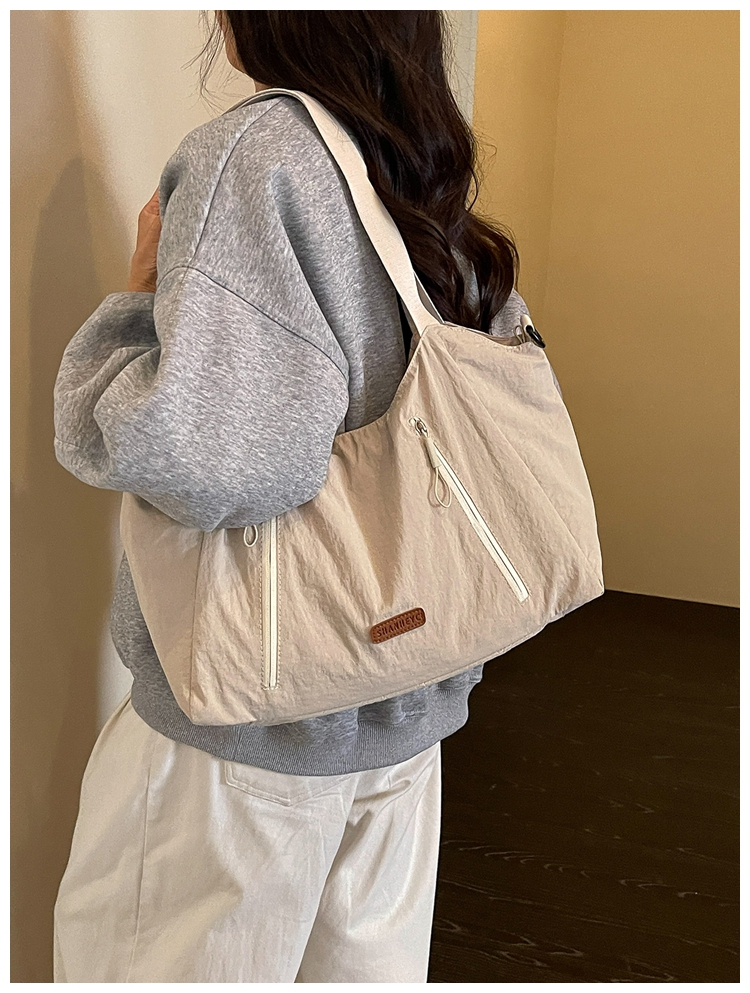 Casual Large Capacity Cloth Tote Crossbody Bag detail 47
