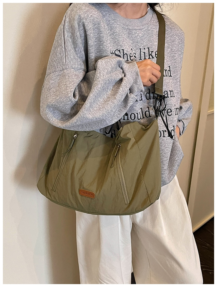 Casual Large Capacity Cloth Tote Crossbody Bag detail 54