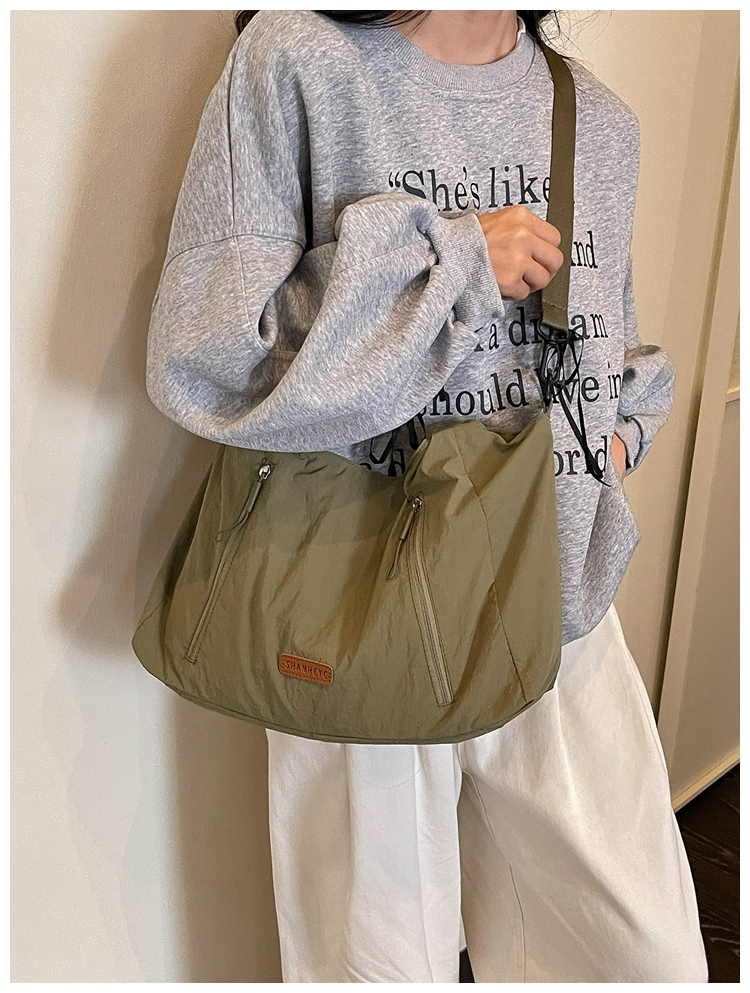 Casual Large Capacity Cloth Tote Crossbody Bag detail 55