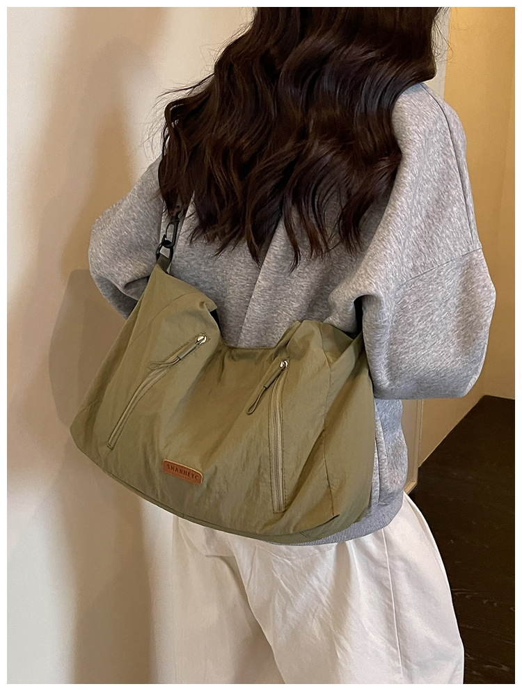 Casual Large Capacity Cloth Tote Crossbody Bag detail 56