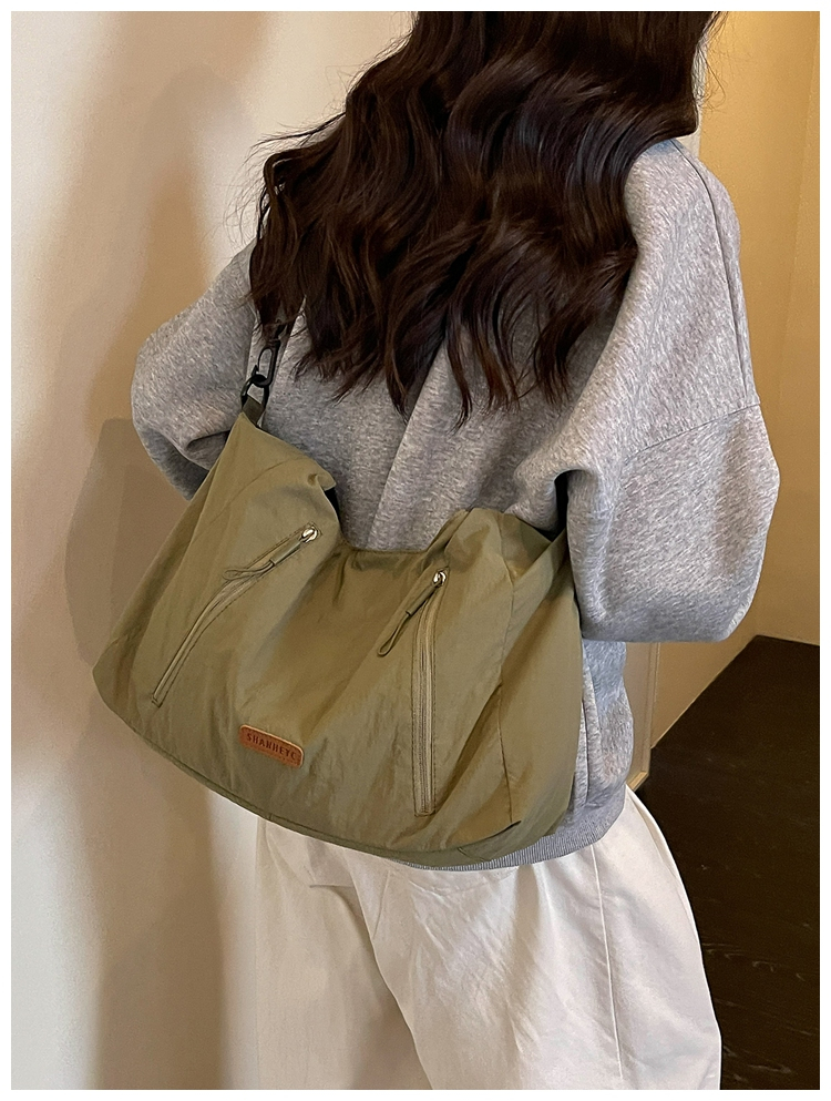 Casual Large Capacity Cloth Tote Crossbody Bag detail 57