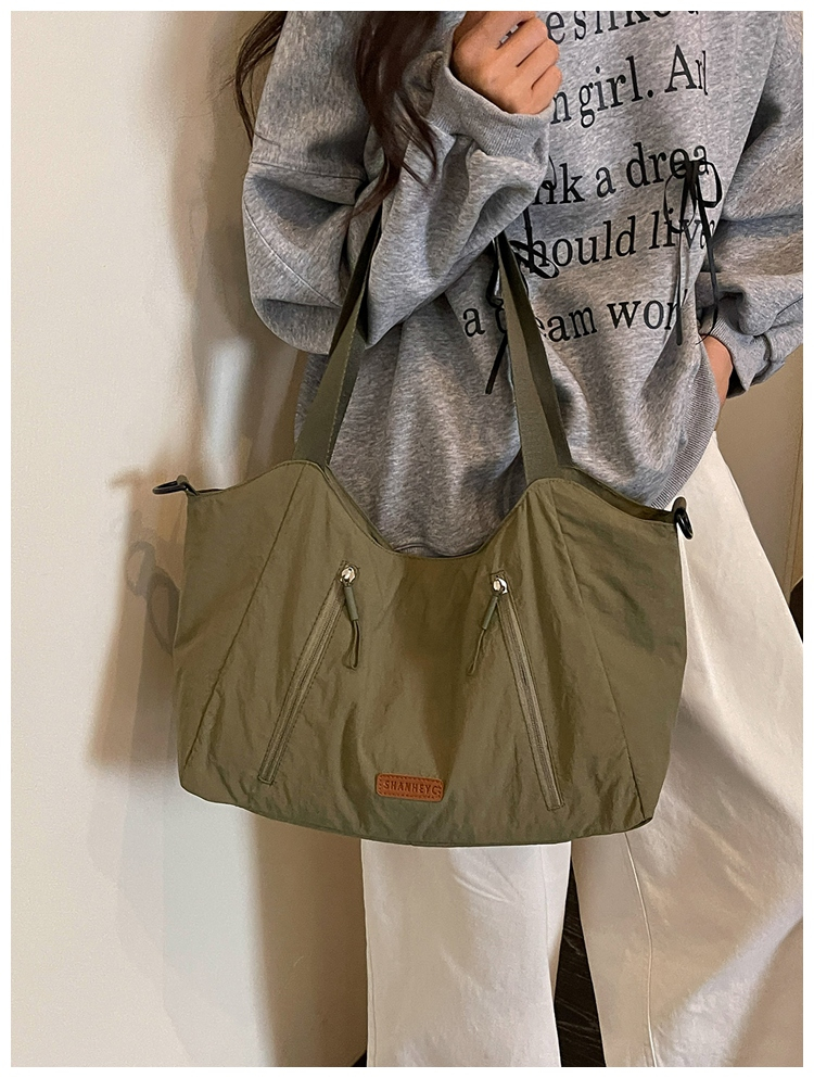 Casual Large Capacity Cloth Tote Crossbody Bag detail 58