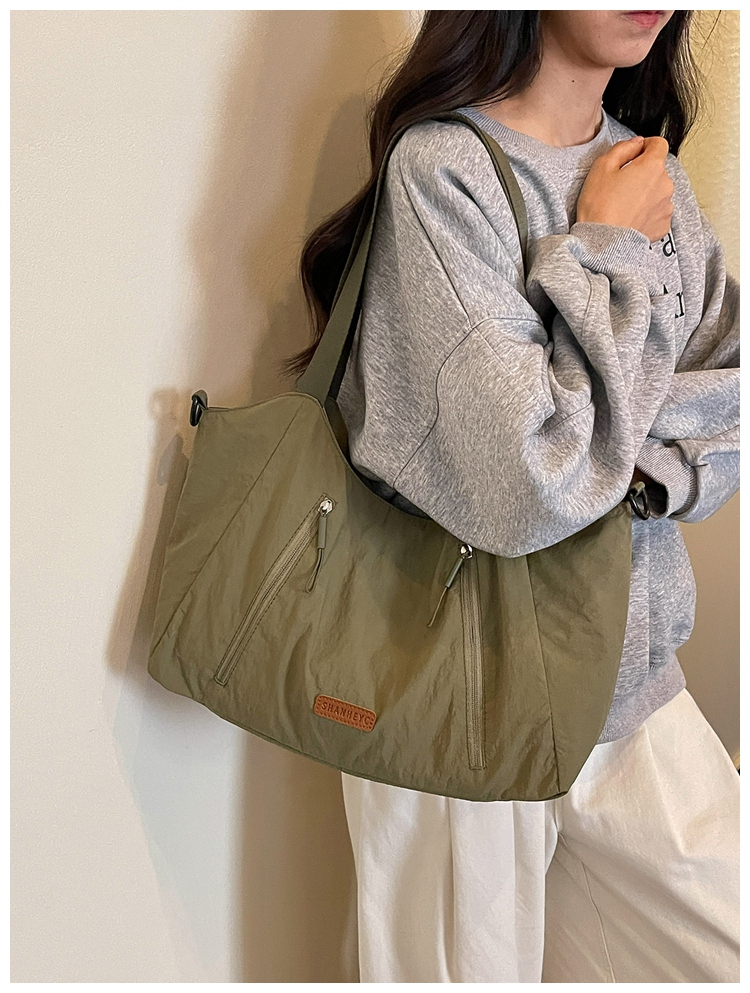Casual Large Capacity Cloth Tote Crossbody Bag detail 60