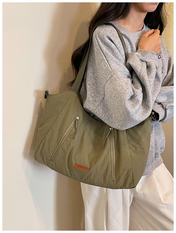 Casual Large Capacity Cloth Tote Crossbody Bag detail 61