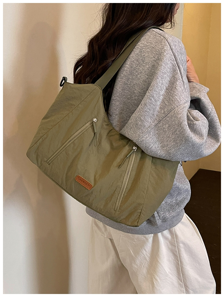 Casual Large Capacity Cloth Tote Crossbody Bag detail 63
