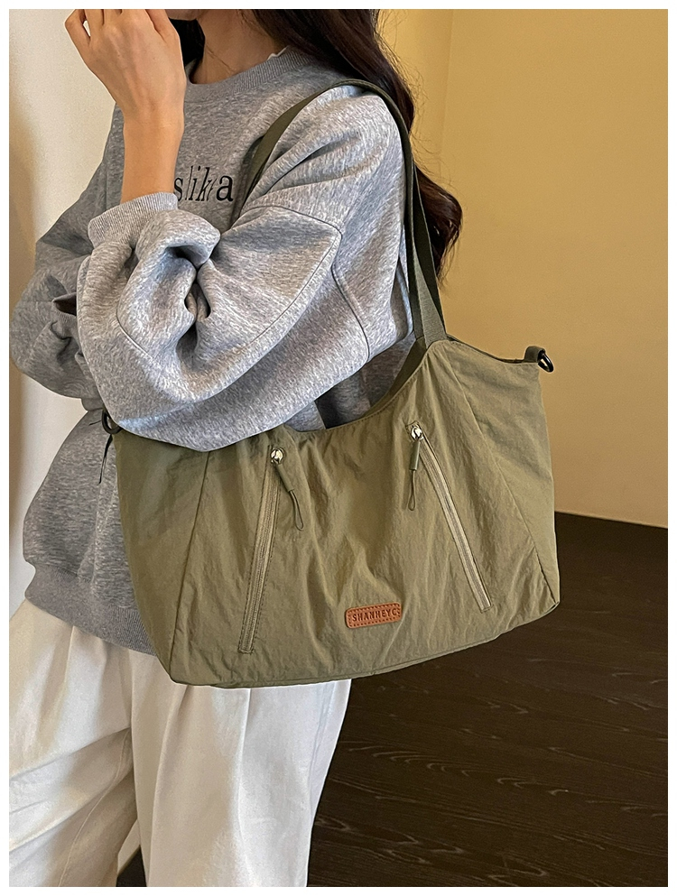 Casual Large Capacity Cloth Tote Crossbody Bag detail 66