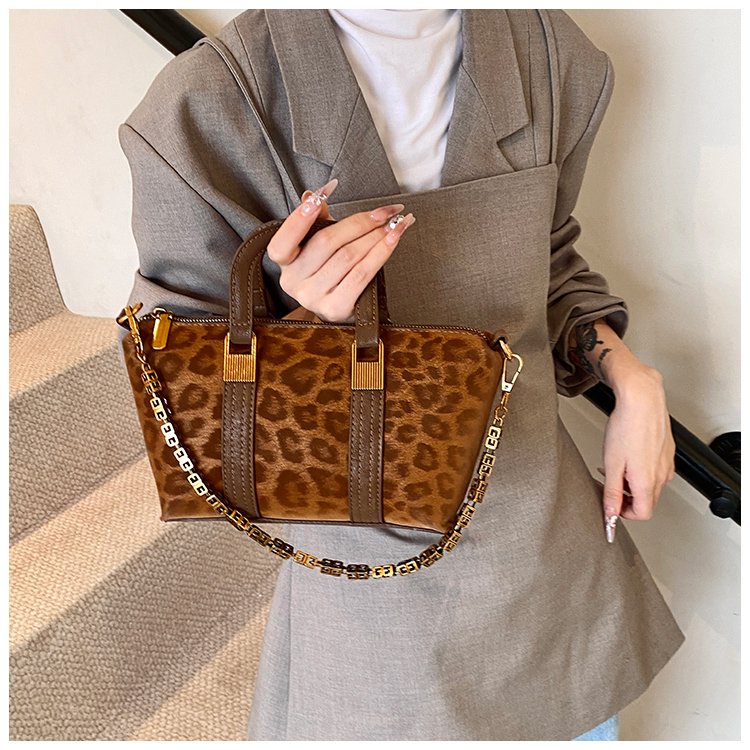 Women's PU Leather Letter Print Satchel Shoulder Bag detail 34