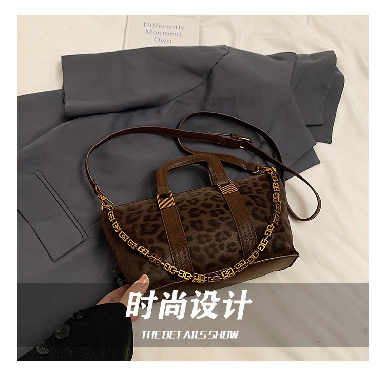 Women's PU Leather Letter Print Satchel Shoulder Bag detail 8