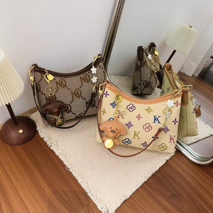 Women's PU Leather Letter Print Shoulder Bag view 2