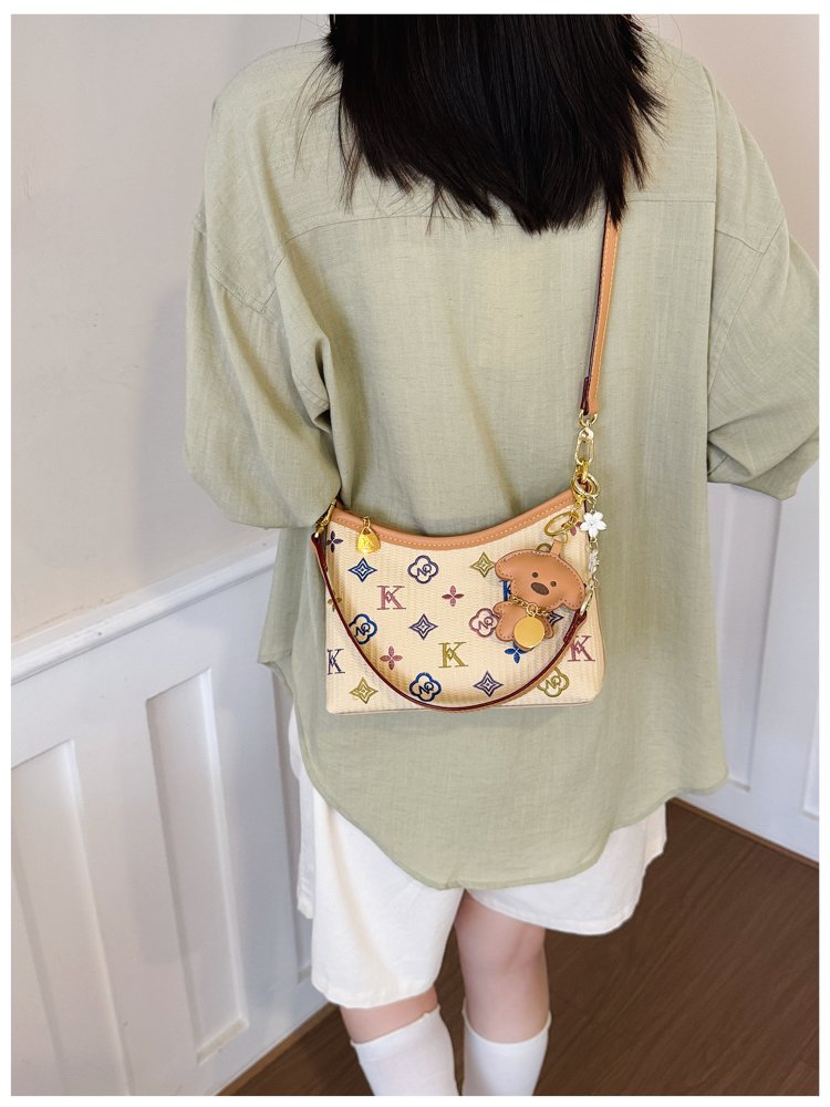 Women's PU Leather Letter Print Shoulder Bag detail 19