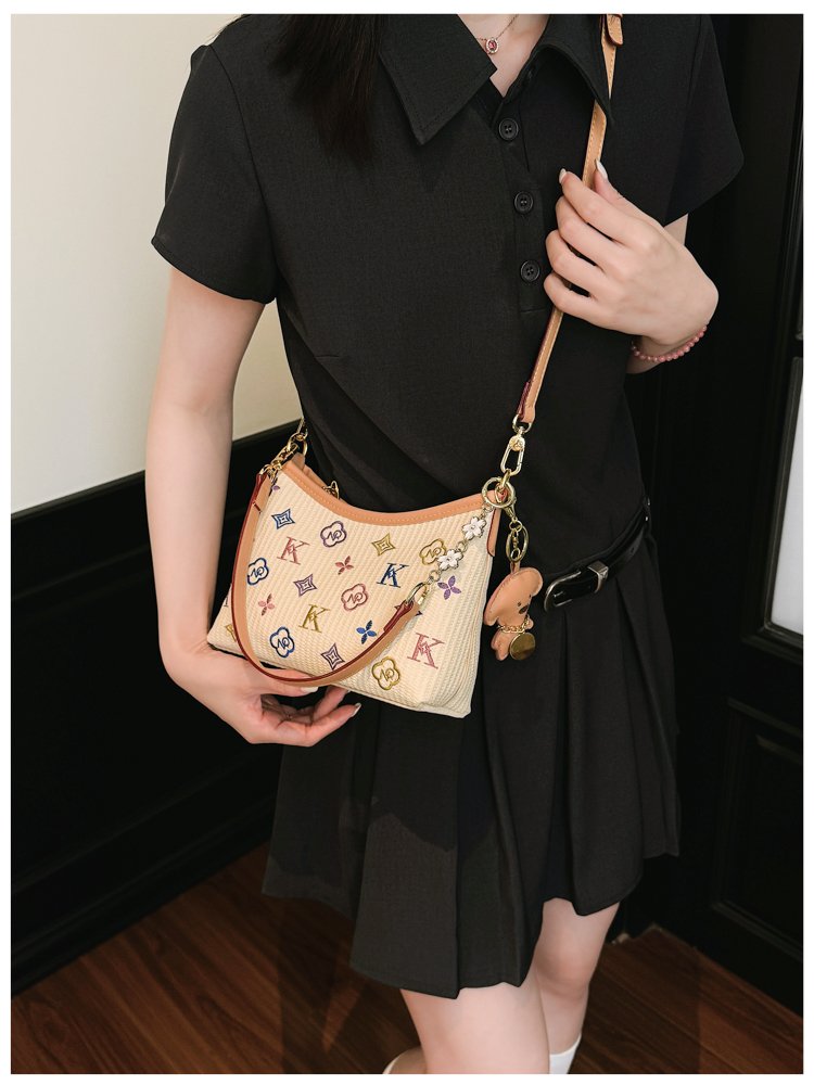Women's PU Leather Letter Print Shoulder Bag detail 21