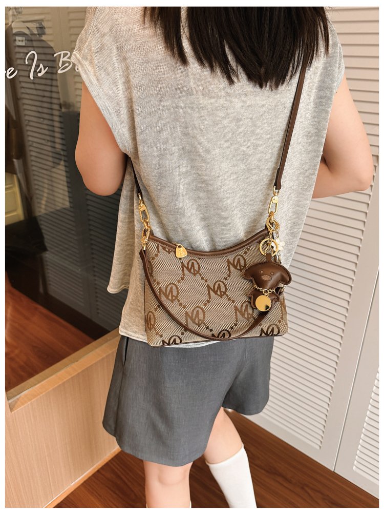 Women's PU Leather Letter Print Shoulder Bag detail 27
