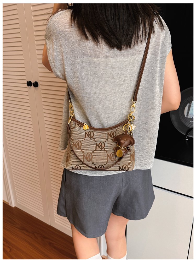 Women's PU Leather Letter Print Shoulder Bag detail 28