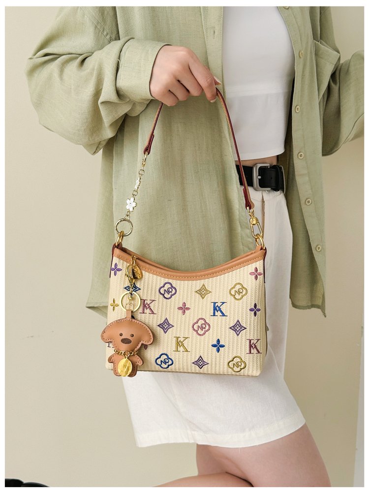 Women's PU Leather Letter Print Shoulder Bag detail 33