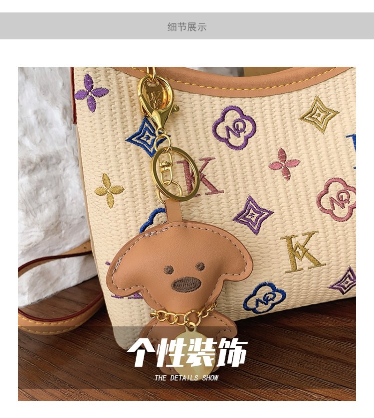 Women's PU Leather Letter Print Shoulder Bag detail 3