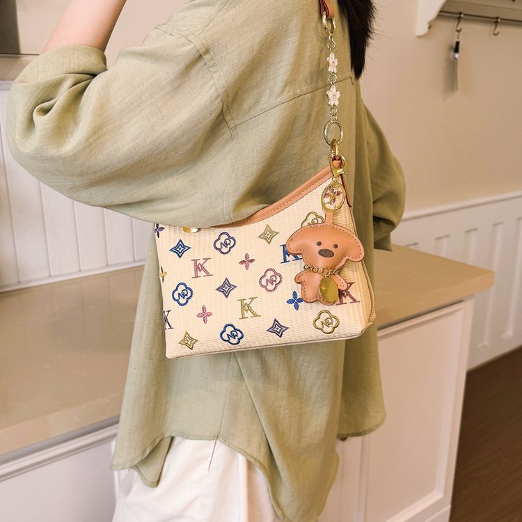 Women's PU Leather Letter Print Shoulder Bag view 3