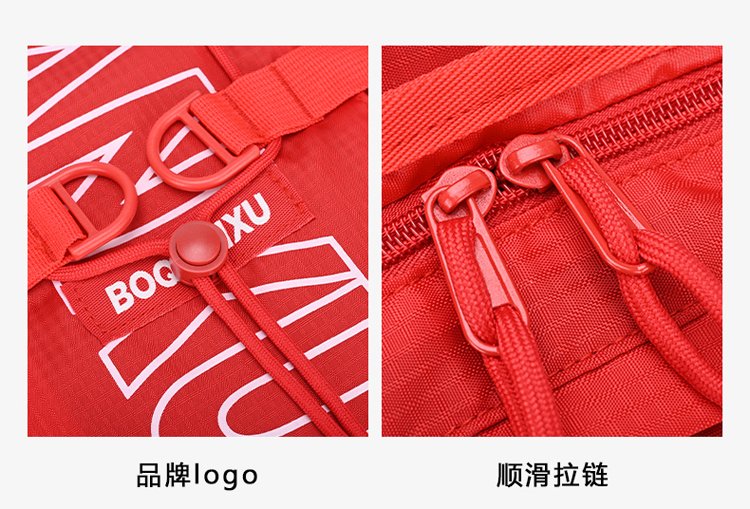 Lightweight Letter Print Outdoor Backpack – Breathable Unisex Daypack detail 28