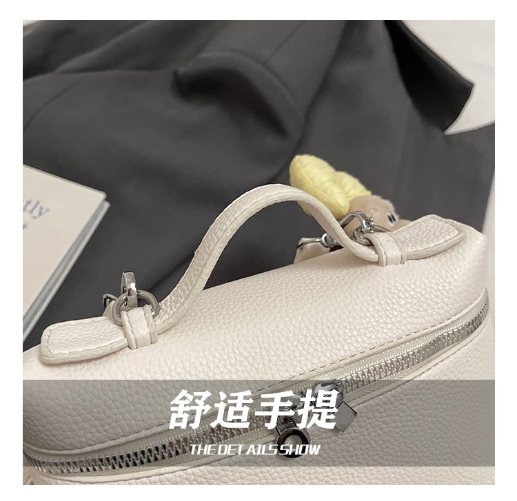 Women's PU Leather Mini Bow Top Handle Shoulder Bag detail 15