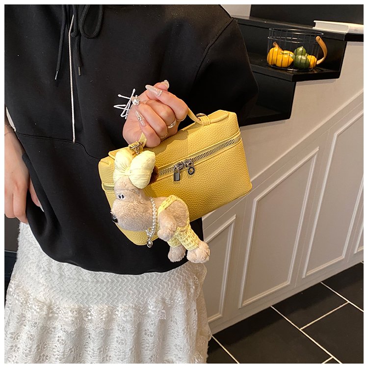Women's PU Leather Mini Bow Top Handle Shoulder Bag detail 37