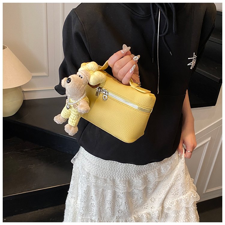 Women's PU Leather Mini Bow Top Handle Shoulder Bag detail 40