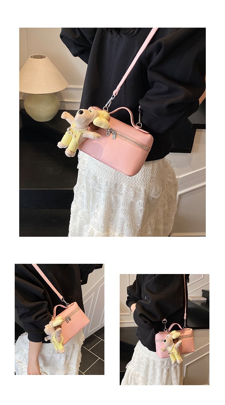 Women's PU Leather Mini Bow Top Handle Shoulder Bag detail 7