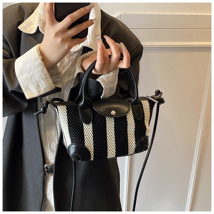 Women's PU Leather Mini Top Handle Bucket Bag detail 10