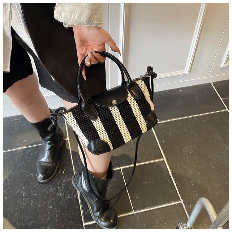 Women's PU Leather Mini Top Handle Bucket Bag detail 13