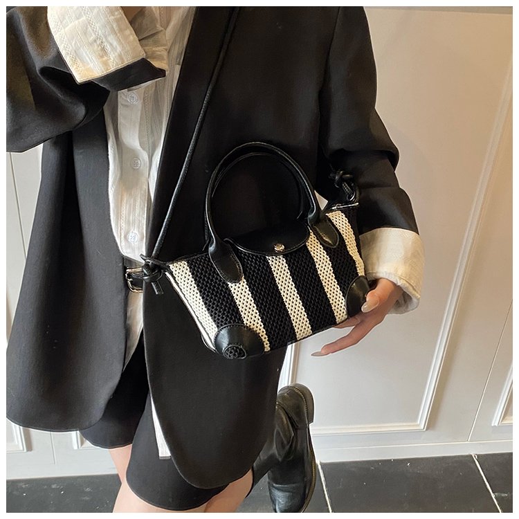 Women's PU Leather Mini Top Handle Bucket Bag detail 16