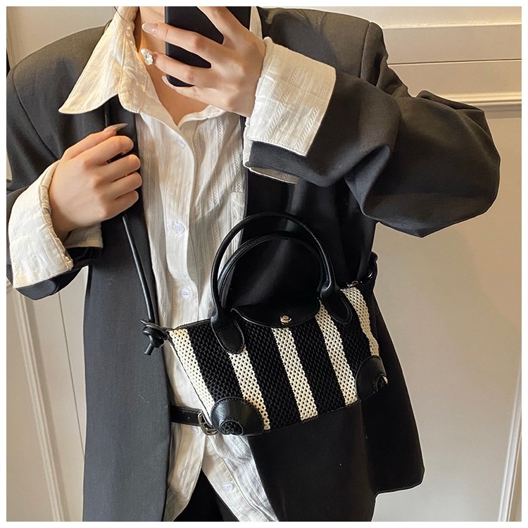 Women's PU Leather Mini Top Handle Bucket Bag detail 20