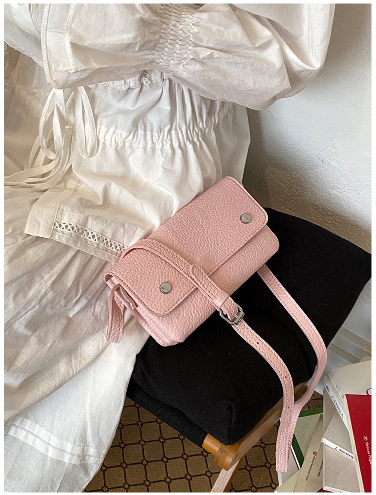 Women's PU Leather Minimal Flap Shoulder Bag detail 31